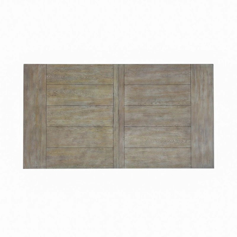 Whitney Antique Linen & Weathered Gray 6 Piece Trestle Table Set