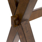 Mav Transitional Walnut 24-inch Solid Wood Side Table by Furniture of America