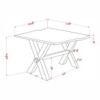 Mav Transitional Walnut 24-inch Solid Wood Side Table by Furniture of America