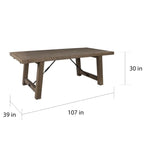 Carbon Loft Pallero Reclaimed Pine 82-inch Extension Dining Table