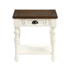 Steve Silver Jillian Ivory and Mocha Wood 3-piece Occasional set