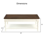 Steve Silver Jillian Ivory and Mocha Wood 3-piece Occasional set