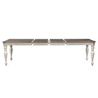 Magnolia Manor Antique White Weathered Bark Rectangular Leg Table - Antique White