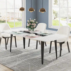 70.86 Inches Industrial Dining Table for 6-8 People