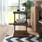 Jolle Contemporary 19-inch Wood 2-Shelf Side Table by Furniture of America
