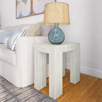 Plank and Beam Modern Rectangular Side Table - 25