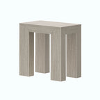 Plank and Beam Modern Rectangular Side Table - 25