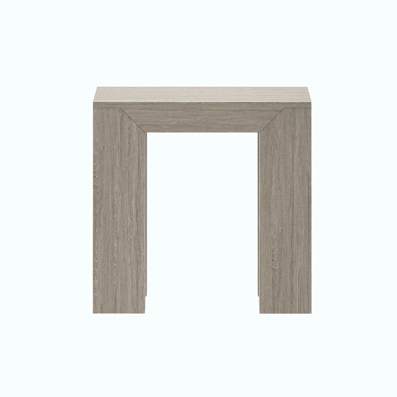 Plank and Beam Modern Rectangular Side Table - 25