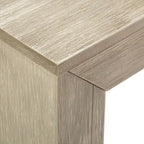 Plank and Beam Modern Rectangular Side Table - 25