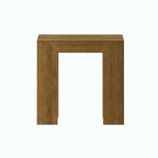 Plank and Beam Modern Rectangular Side Table - 25
