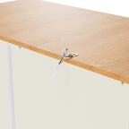 40.2x20x71.3 High Freestanding Kitchen Pantry Large Cupboard Storage Cabinet with 2 Drawers 2 Adjustable Shelves 8 Door Shelves