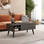 Lift Top Coffee Table with Storage for Living Room - 39.37D x 19.69W x 16.93H
