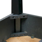 Leick Home One Drawer Oval Coffee Table with Shelf