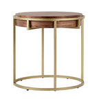 Cooke Round Table with Metal Base from iNSPIRE Q Modern