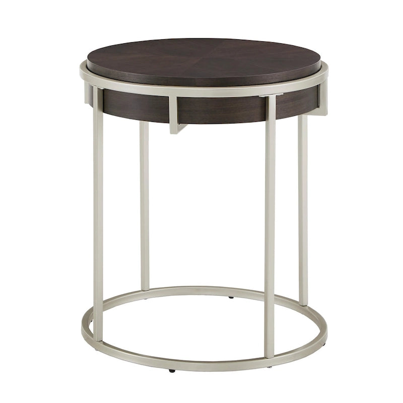 Cooke Round Table with Metal Base from iNSPIRE Q Modern