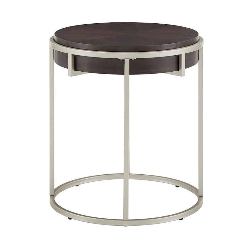 Cooke Round Table with Metal Base from iNSPIRE Q Modern