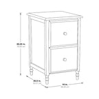 Knob Hill File Cabinet in Antique Cherry Finish