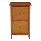 Knob Hill File Cabinet in Antique Cherry Finish