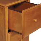 Knob Hill File Cabinet in Antique Cherry Finish
