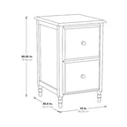 Knob Hill File Cabinet in Antique Cherry Finish