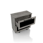 Brett Rustic Grey Oak 2-Drawer File Cabinet by Furniture of America