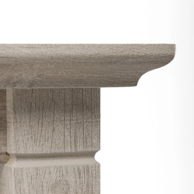 Key West 60W L Desk with File Cabinets and Bookcase by Bush Furniture