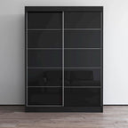 Aria 2 Door Modern High Gloss Wardrobe Armoire