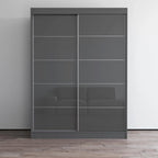 Aria 2 Door Modern High Gloss Wardrobe Armoire