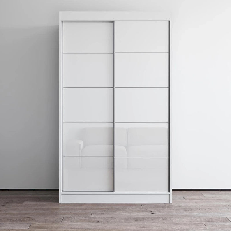 Aria 2 Door Modern High Gloss Wardrobe Armoire