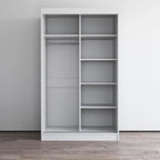 Aria 2 Door Modern High Gloss Wardrobe Armoire