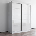 Aria 2 Door Modern High Gloss Wardrobe Armoire
