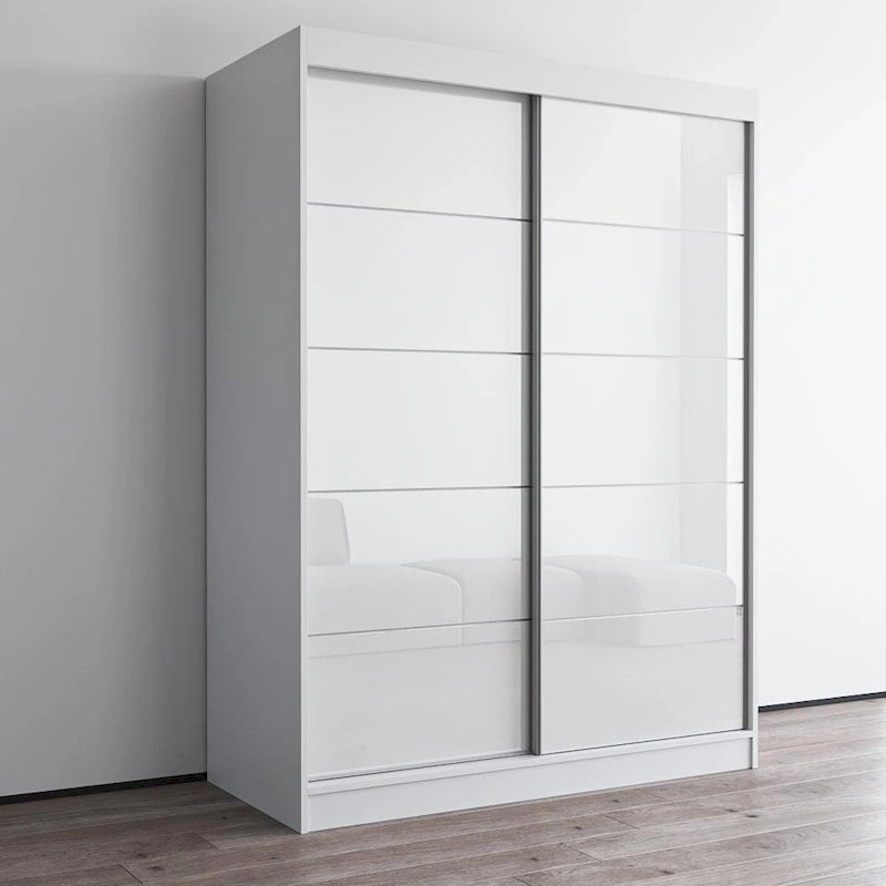 Aria 2 Door Modern High Gloss Wardrobe Armoire