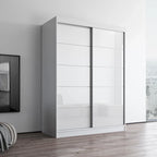 Aria 2 Door Modern High Gloss Wardrobe Armoire
