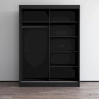 Aria 2 Door Modern High Gloss Wardrobe Armoire