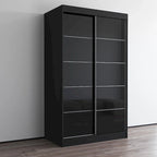 Aria 2 Door Modern High Gloss Wardrobe Armoire