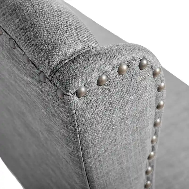 DH LUX Traditional Button-Tufted Set of 2 Dining Chairs by Denhour