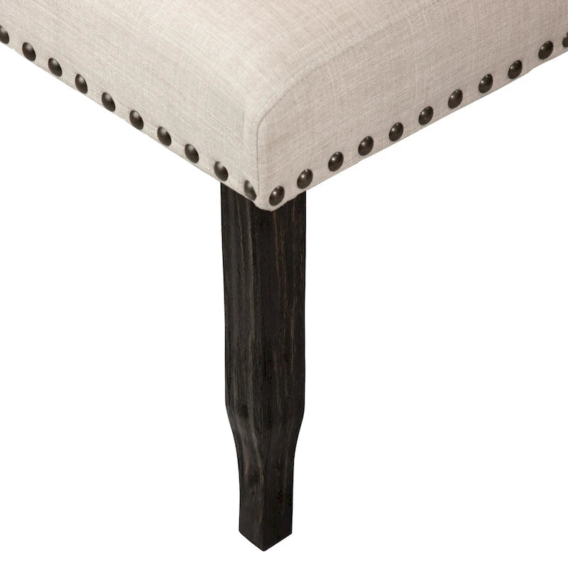 DH LUX Traditional Button-Tufted Set of 2 Dining Chairs by Denhour