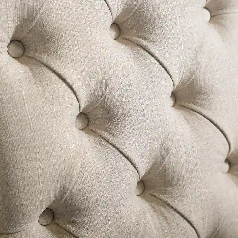 DH LUX Traditional Button-Tufted Set of 2 Dining Chairs by Denhour