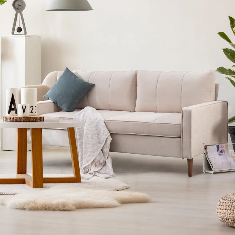 DIY Convertible Sectional Sofa Couch with Ottoman