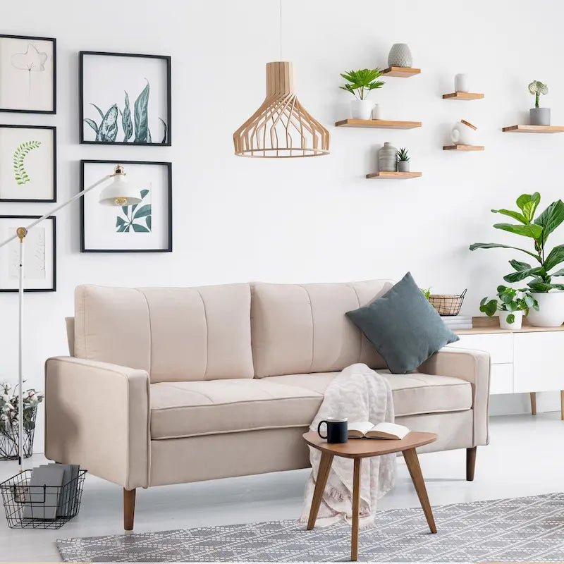 DIY Convertible Sectional Sofa Couch with Ottoman