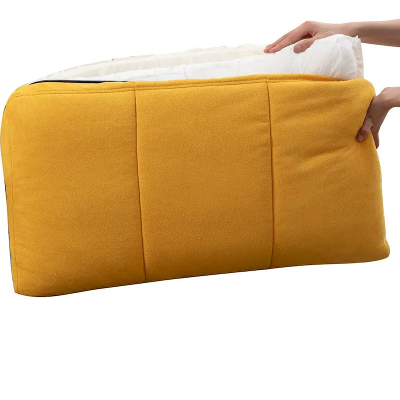 DIY Convertible Sectional Sofa Couch with Ottoman