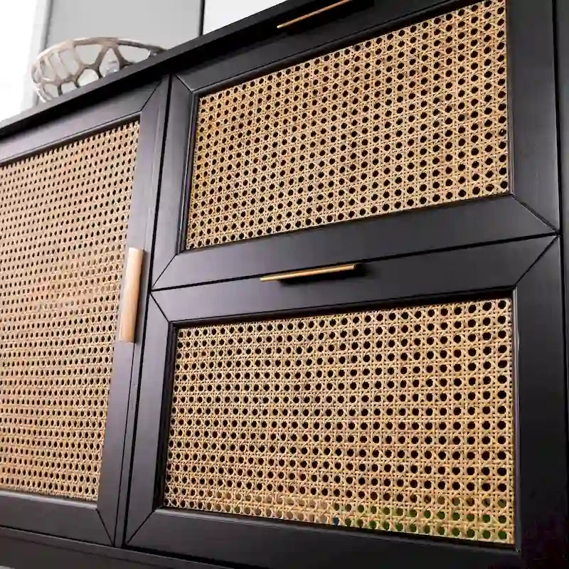 SEI Furniture Chekshire Accent Storage Cabinet Sideboard