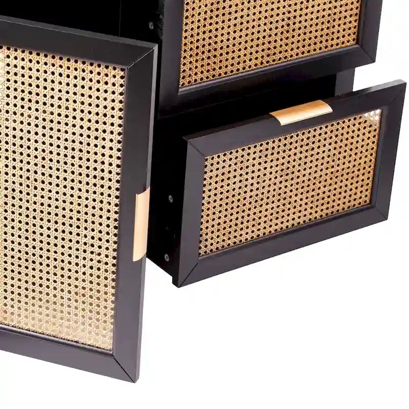 SEI Furniture Chekshire Accent Storage Cabinet Sideboard