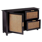 SEI Furniture Chekshire Accent Storage Cabinet Sideboard