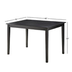 Wilmington Rectangular Black Dining Table by iNSPIRE Q Classic - Dining Table