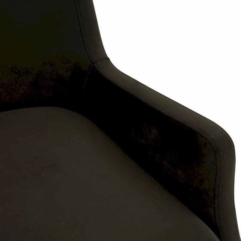 SAFAVIEH Couture Anjanette Velvet Arm Chair - 28 W x 29.9 D x 35.4 H - 28Wx30Dx35H