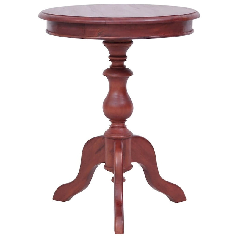 vidaXL Side Table Brown 19.7x19.7x25.6 Solid Mahogany Wood
