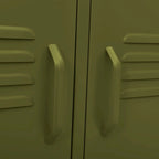 vidaXL TV Stand TV Unit Sideboard Home TV Console Media Unit Cupboard Steel - 41.3 x 13.8 x 19.7