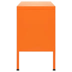 vidaXL TV Stand TV Unit Sideboard Home TV Console Media Unit Cupboard Steel - 41.3 x 13.8 x 19.7