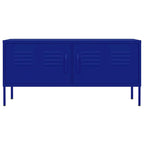 vidaXL TV Stand TV Unit Sideboard Home TV Console Media Unit Cupboard Steel - 41.3 x 13.8 x 19.7